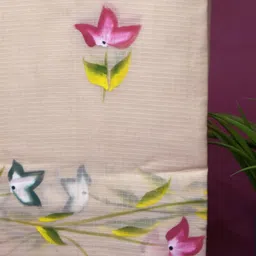 Unnati Silks Floral Net Designer Kota Saree image 2