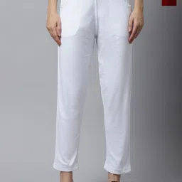 Valles365 by S.C. Women Pack Of 2 Mid-Rise Woollen Trousers-picture-40