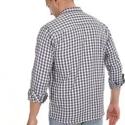 Marc Laurent Men Checked Casual Shirt image 4
