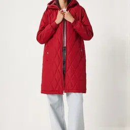 Happiness istanbul Hooded Longline Puffer Jacket-picture-32