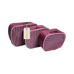 Ajabh Brown Set of 3 Regular Makeup Organiser Organisers image 2