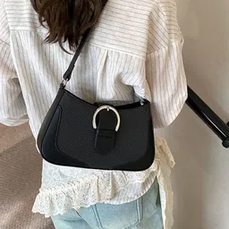 StyleCast x Revolte PU Bowling Sling Bag with Applique-picture-17