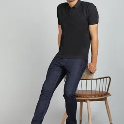 JADE BLUE Men Slim Fit Stretchable Jeans image 2