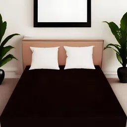 Wings Star Brown Single Cotton Breathable Mattress Protector-image-12