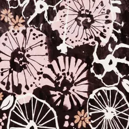 Monte Carlo Brown & White Floral Heavy Printed Heavy Winter Single Bed Blanket 852 GSM image 2