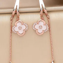 Estailo fashion Floral Drop Earrings-picture-35