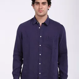 Indian Terrain Men Classic Slim Fit Opaque Casual Shirt-picture-27