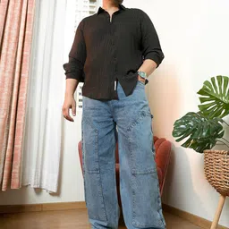 Instafab Plus Men Comfort Regular Fit Mid-Rise Denim Jeans image 3