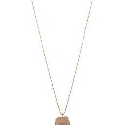 UNIVERSITY TRENDZ Gold-Plated Heart Locket Pendant With Chain image 3