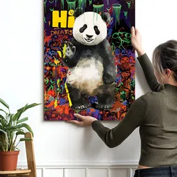 Art Street Black & White 1 Piece Canvas Abstract Wall Paintings image 2