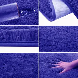 rjvt Microfiber, Cotton, Polycotton, Polyester Bathroom Mat image 2