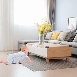 inditradition Child Safety Corner Edge Guards with Self Adhesive Tape (Pack of 8) - Brown image 5