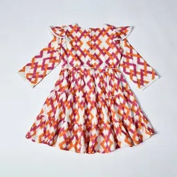 bella moda Women Embroidered Fit & Flare Dress image 3