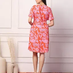 zelena Women Floral A-Line Dress image 3