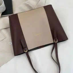 purplehunt Women Leather Self-design Handbag   image 3