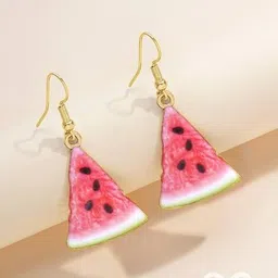 everstylish Women Watermelon Dangler Earrings image 3