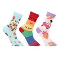 bonjour Women Pack of 3 Mid-Calf Length Socks image 3