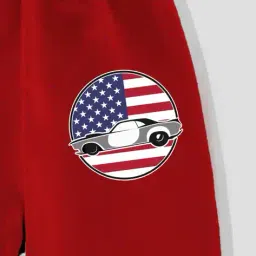 kavee Tapered Fit Jogger Pants with Elasticated Waist image 3