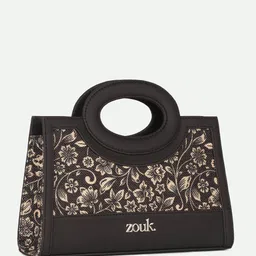 alt by zouk ZOUK Floral Printed Swagger Sling Bag image 2