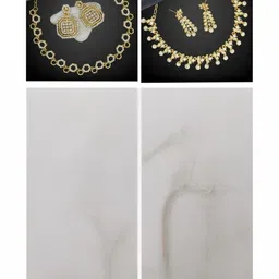 Women Click Set Of 2 Stone-Studded Jewellery Set image 1