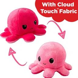 michelle's Reversible Octopus Soft Toy for Kids & Adults | Mood Changing Plush Gift - 15 cm-picture-47