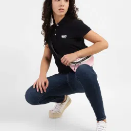 levi's Women's 710 Blue Skinny Fit Mid Rise Jeans-picture-21