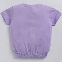 Ginie Girls 3D Typography Printed Breathable Top image 3