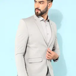 Crimsoune Club Slim-Fit Single-Breasted Blazer image 3