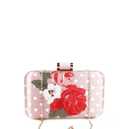 ODETTE Printed Box Clutch image 5