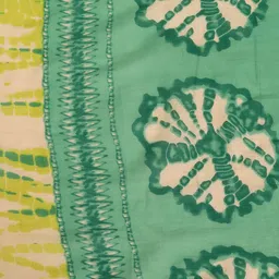 HK colours of fashion Women Green Ethnic Motifs Printed Pure Cotton Kurta with Palazzos & With Dupatta image 5