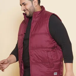 John Pride Plus Size Lightweight Sleeveless Padded Jacket image 3