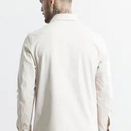Snitch Cream-Coloured Pure Cotton Tailored Jacket image 5