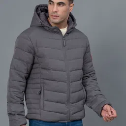 Red Tape Solid Padded Jacket image 3