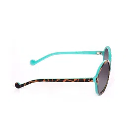 Titan Unisex Black Lens & Brown Cateye Sunglasses with Polarised and UV Protected Lens image 4