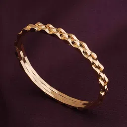 PALMONAS Women Gold-Plated Bangle-Style Bracelet image 5
