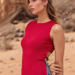 ZYNG High-Low Longline Top image 2