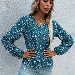 Stylecast X Slyck Print Top image 2