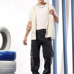 Kotty Men Comfort Regular Fit Mid-Rise Stretchable Jeans image 3