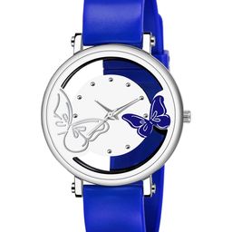 CSAMON Women Printed Dial & Straps Analogue Watch 601 Blue-picture-23
