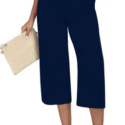myo Women Dark Blue Capri image 1