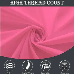 Filymore Pink 244 TC Single Bedsheets Set 2.28 m x 1.52 m image 3
