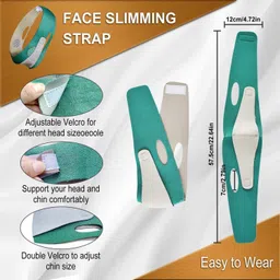 celeoris V-line Facial Slimming Belt V-Line for Chin and Cheeks Anti-Wrinkle Ultra Thin Face Shaping Mask image 4