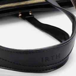 IRTH by House of Titan Textured PU Structured Shoulder Bag image 4