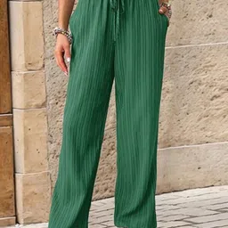 HERE&NOW Women Striped Palazzos-picture-48