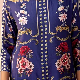 Anouk Printed Round Neck Tunic & Trousers Co-Ords image 3