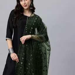 swatika Woven Design Organza Dupatta-picture-28