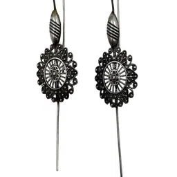 THE NAKHRA STORE Floral Drop Earrings-picture-17
