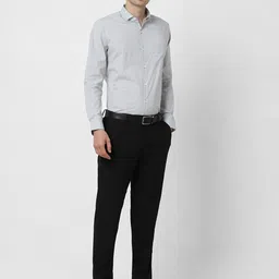 Peter England Checked Slim Fit Formal Shirt image 3