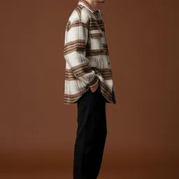 HERE&NOW Men Checked Padded Jacket image 2