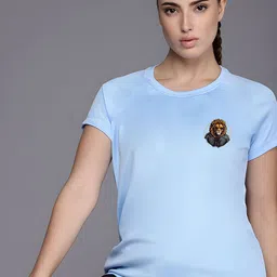 SZN Women Printed Raw Edge T-shirt-picture-40